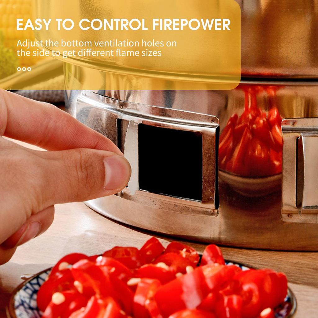 13-дюймовый корейский гриль-барбекю, многофункциональный угольный гриль для барбекю, круглый гриль для кемпинга, настольная плита