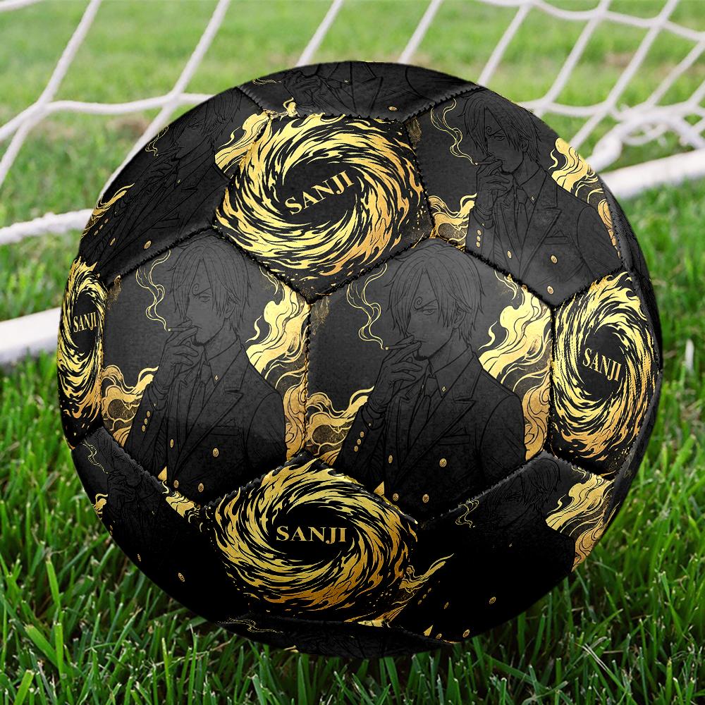 1pc One Piece Football Soccer Ball Size 5 Indoor Soccer Ball Fashion Colorful Backyard Game -Great For Sports Fans Gift HE28