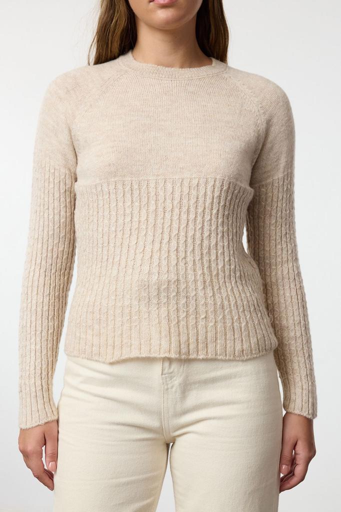 Женский свитер в элегантном стиле, мягкий текстурированный трикотажный свитер с рисунком камня