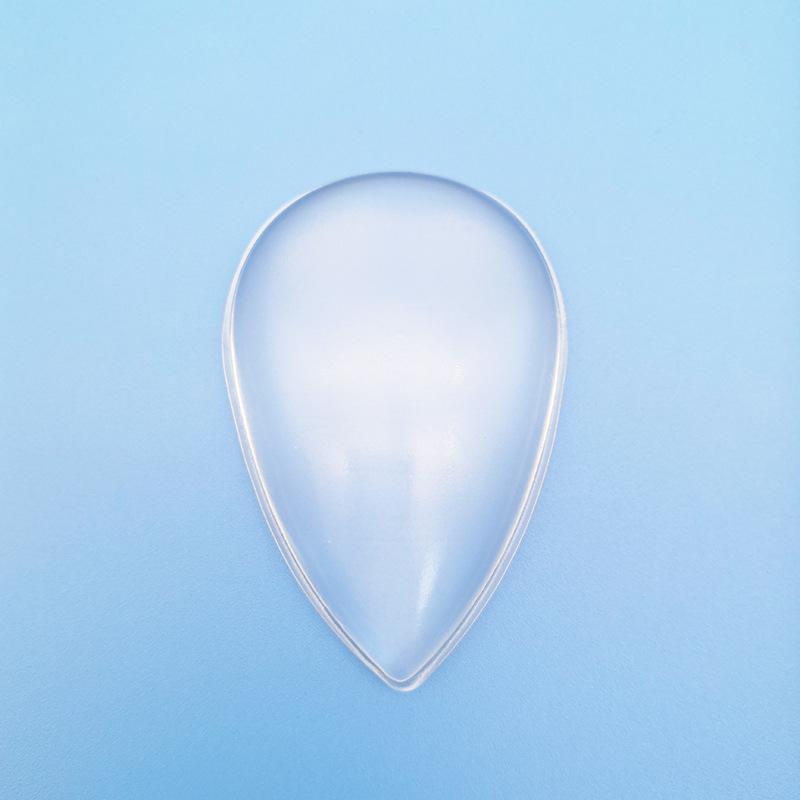 3D Силиконовая Пуховка для Макияжа - Формы Капля Воды, Сердце, Круглые, Не Впитывающая, Двойного Назначения (Влажное и Сухое Использование), Упругая, Идеальный Инструмент для Нанесения Макияжа