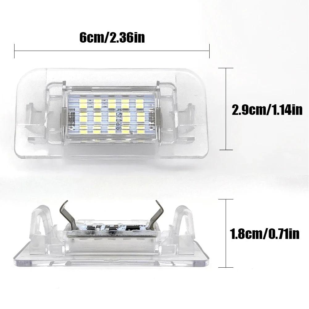 1/2 шт. 15SMD Автомобильный светодиодный фонарь подсветки номерного знака Canbus без ошибок для Mercedes Benz B-Class W242 W246 2011-2019 A2468201566