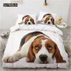 Милый пес пододеяльник одеяло для дома животное собака белое одеяло покрывало собачий любитель подарок лечение питомец для женщин мужчин детей спальня декор