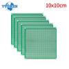 5PCS Universal Breadboard PCB Tinned 10x10cm Double Sided PCB Prototyp Experimental Plate Circuit Board Green 2.54mm Glass Fiber