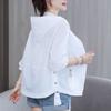 Women's Short Plus Size Office Cardigan Outdoor Sports Thin Jacket Hooded Casual Jacket