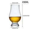2PCS Crystal Glass Whiskey Cup Clear Tasting Glasses Drinking Glass Old Fashioned Whisky Glass for Scotch Bourbon Liquor Tequila