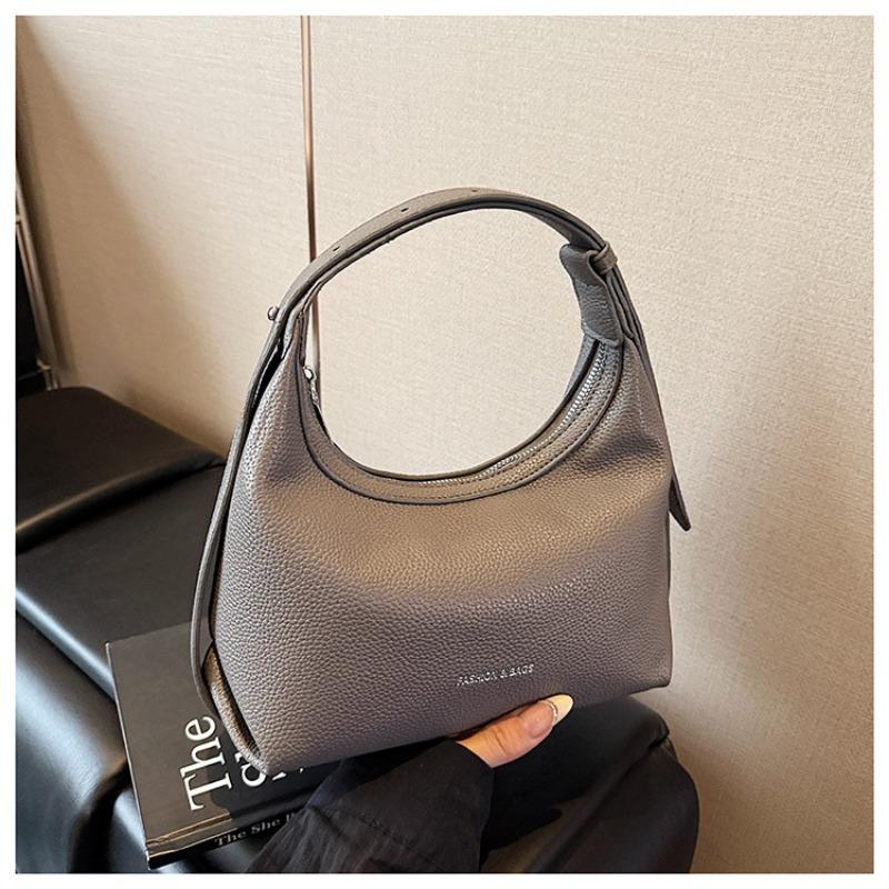 Новая нишевая сумка-пельмень из первого слоя кожи, модная универсальная сумка под мышкой, высококлассная сумка через плечо на одном плече