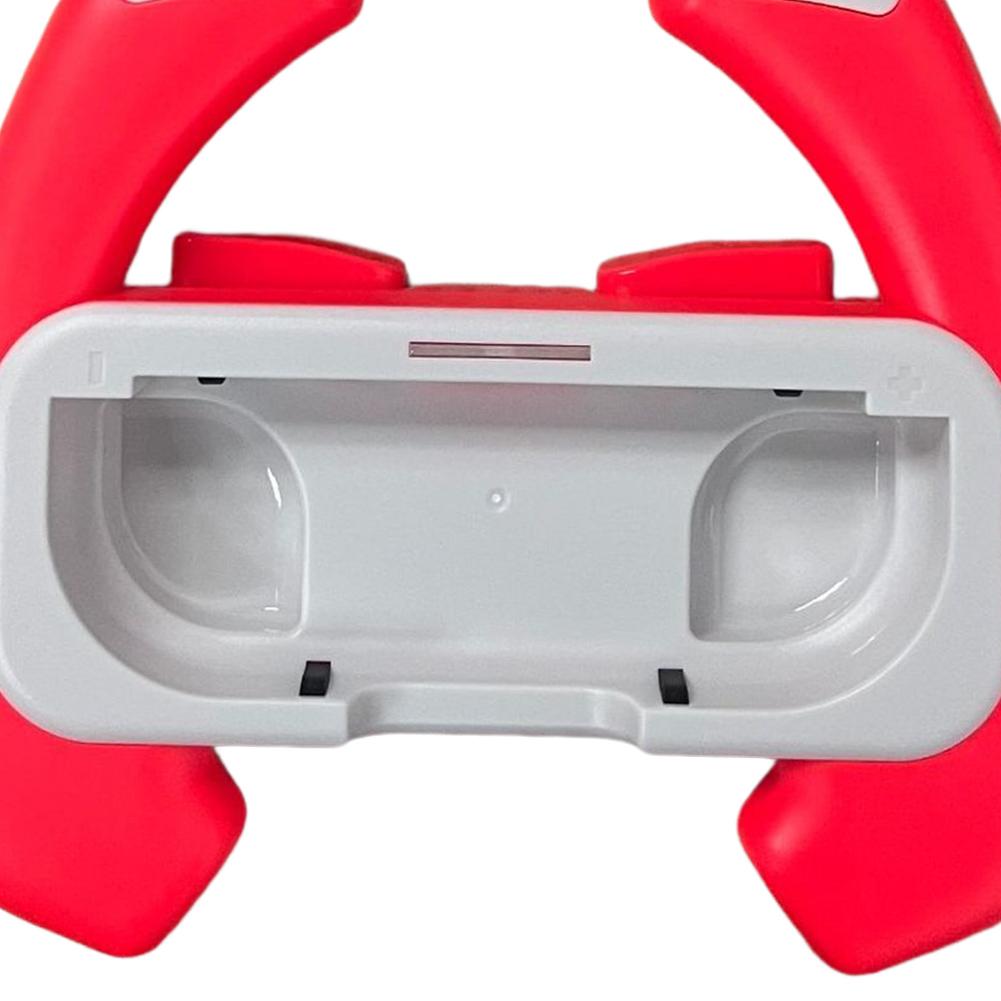 Steering Wheel Controller for Nintendo Switch & Switch OLED, Racing Games Removable Accessories Joy Con Controller Grip for Mario Kart, Pack of 2