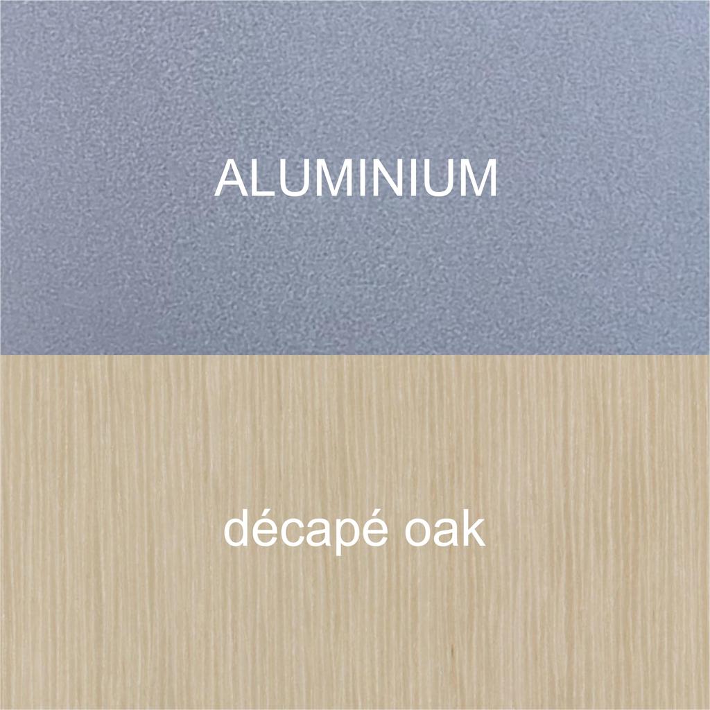 Настенные часы CalleaDesign SMILE из беленого дуба