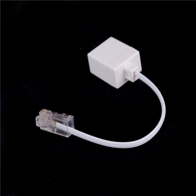 Rj11 6P4C "мама" к Ethernet Rj45 8P8C "папа" адаптер-переходник F/M кабель-телефон