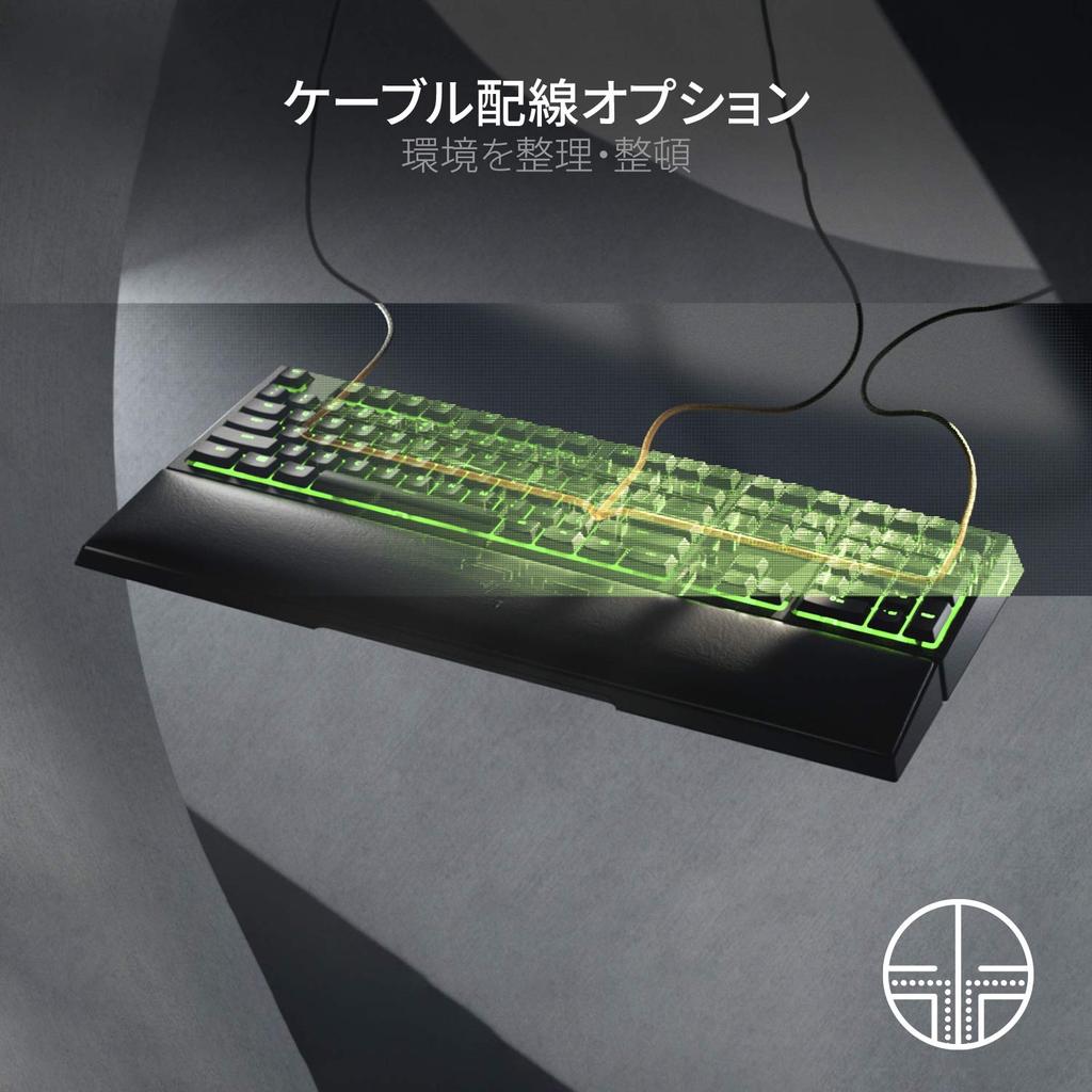 Razer Ornata V2 JP Gaming Keyboard Japanese Layout Mecha Membrane Switch Wrist Rest Chroma RGB Authorized Distributor Guaranteed [Japanese Product]