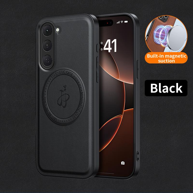 Магнитный чехол с беспроводной зарядкой для Tecno Spark 40 Pro Pro+ Plus 4G Защитная крышка из ПУ кожи Жесткая задняя крышка Coque Funda