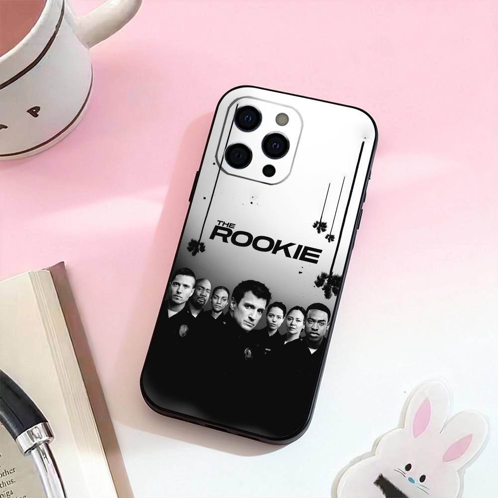 TV The R-rookie Phone Case For iPhone 17,16,15,14,13,12,11 Plus,Pro Max,Soft Silicone Black Cover