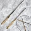Hot 2pcs Stainless Steel Antijumper Multi-size Hand Sewing Needles DIY Darning High Thick Big Eye Self-Threading Embroidery