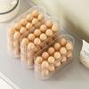 1/2/3Pcs Refrigerator Egg Storage Box Fridge Egg Holder Case Space-Saving Egg Organizer Container Kitchen Desk Organizer 10 Grid