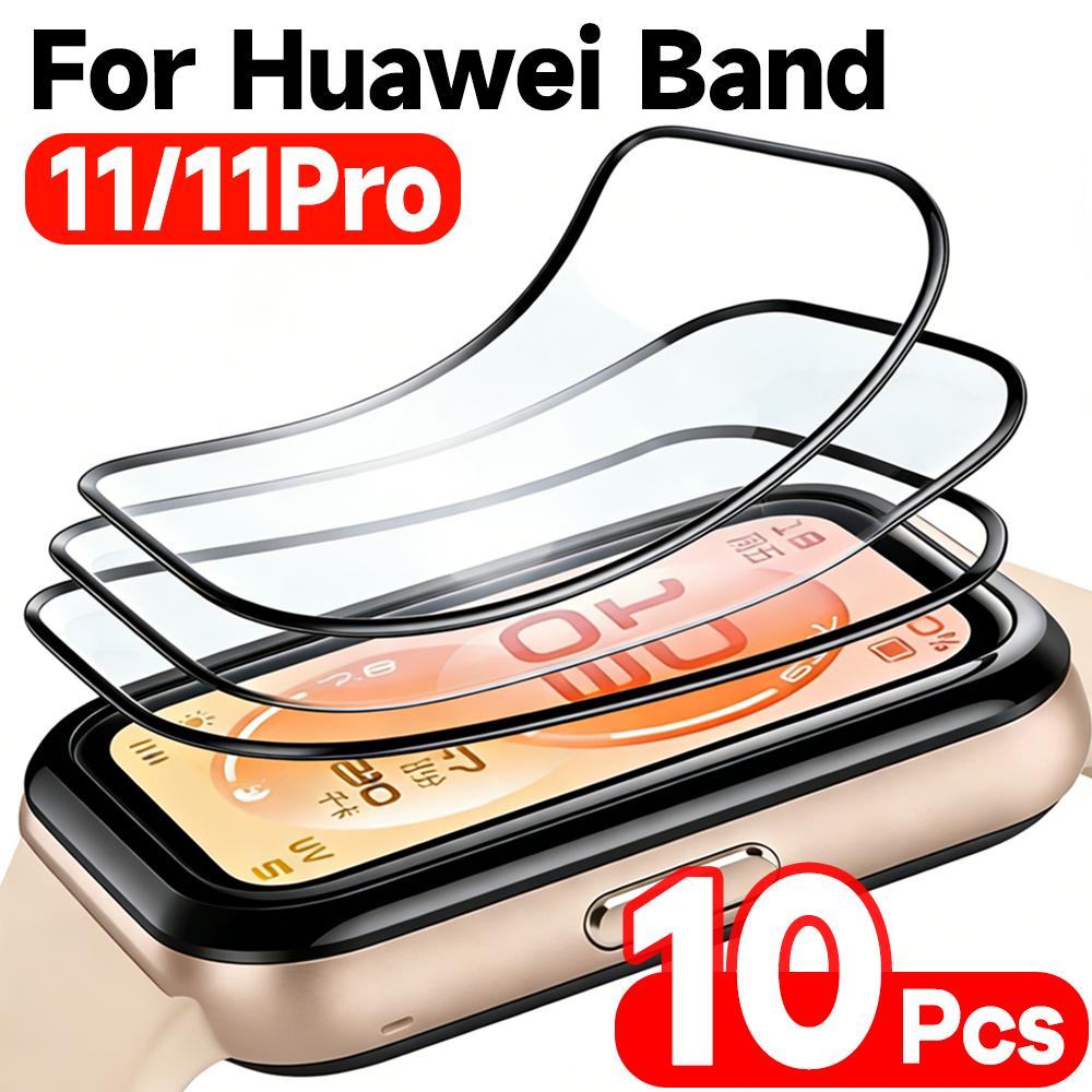 10-1 шт. Гибкая композитная пленка из ПММА для Huawei Band 11/11 Pro HD Защитная пленка для экрана 3D Полное покрытие Защитные пленки от царапин