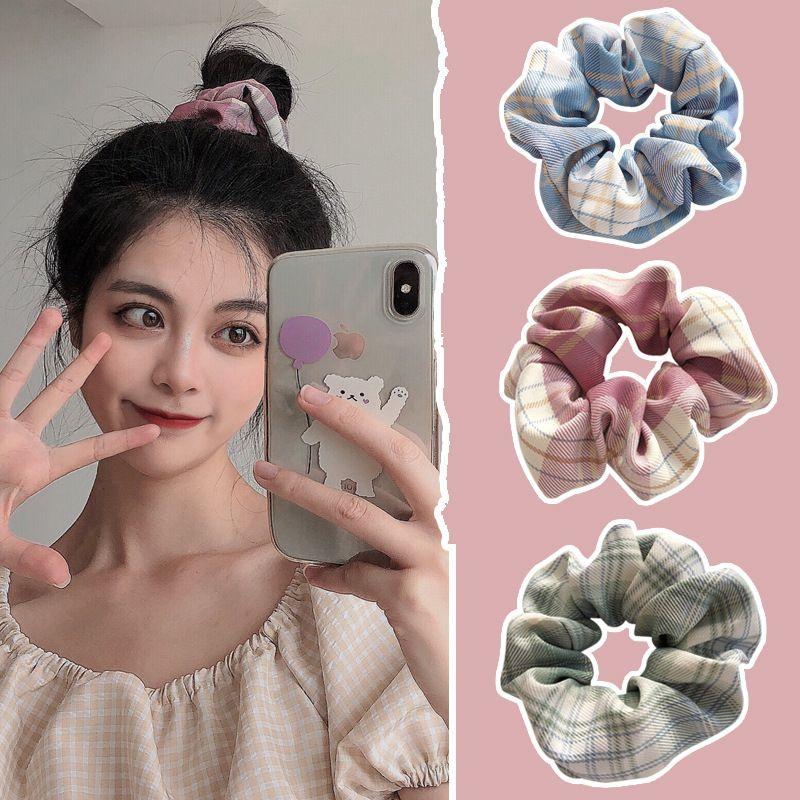 Высокоэластичные корейские резинки для волос для женщин и девушек, обеспечивающие удобную фиксацию