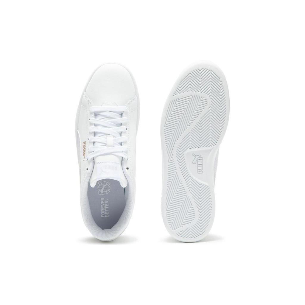 Puma Smash 3.0 Low Top Sneakers Unisex Sneakers White Purple 390987-08