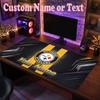 Pittsburgh Steelers Customized Name Text Mouse Pad, Large Desk Mouse Mat Personalized Home Office Present