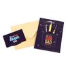 Toolbox Pop Up Father's Day Card for Dad 3D Happy Father's Day Greeting Card with Envelope from Son Daughter Wife Best Dad Award Card Gift