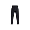Qualifier Solid Color Elastic Waist Running Pants Men Pants Black 1379289-001