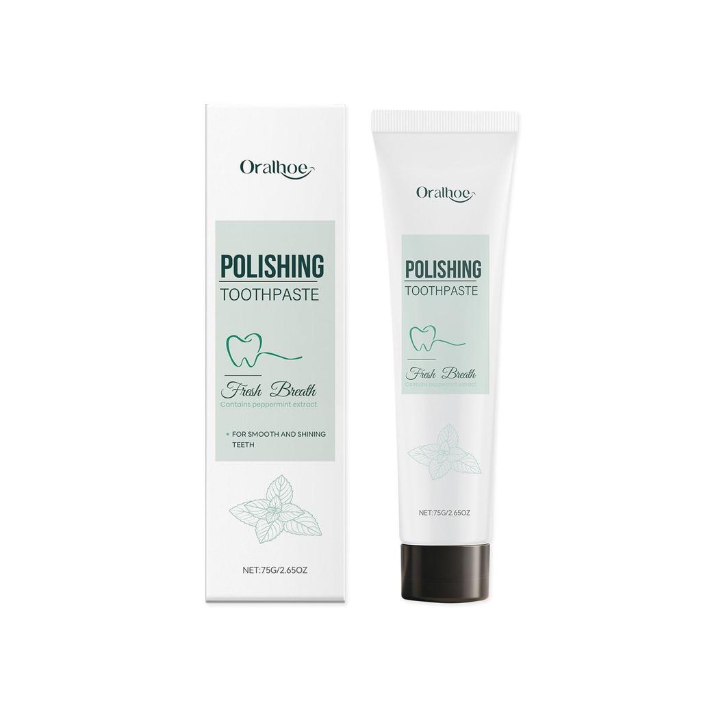 Teeth Stain Removal Toothpaste Easily Remove Yellow Teeth Protect Tooth Enamel Lasting Fresh Breath Mint Fresh Care Toothpaste