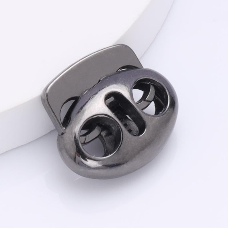 10 шт. Металлические фиксаторы шнура, диаметр отверстия 4,5 мм, полезный металлический стопор для шнура, аксессуары для одежды для DIY