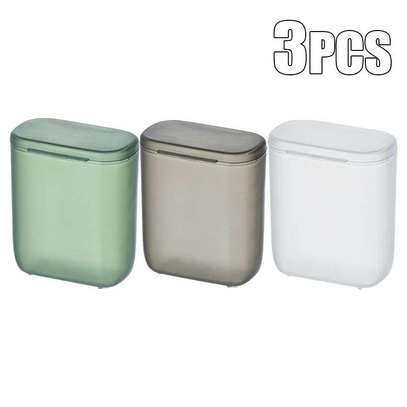 Portable Data Cable Storage Box Desktop Organizer Travel Home Transparent Dustproof Container Box Headphone Charger Wire Holder