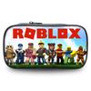 Вместительный пенал Roblox из прочной ткани Оксфорд с забавными рисунками для студентов