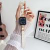 Для Apple Watch Applewatch Камень 'Кошачий глаз' Сова Сшитая кожа Ремешок Iwatch S10987