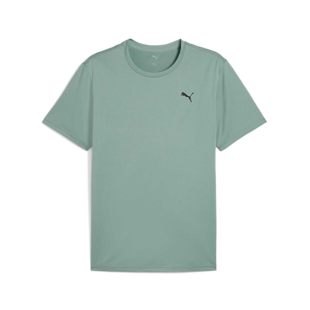 Puma Simple Comfortable Short Sleeve Moisture Wicking T-Shirt Men Tops Green 527344-30