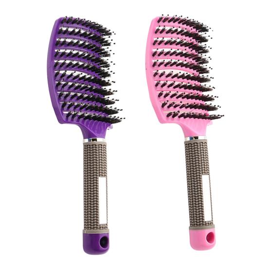 2 шт. вентилируемая щетка для волос портативная антистатическая тонкая густая вьющаяся длинная влажная сухая щетка для волос для женщин и девочек массаж кожи головы укладка волос распутывание расческа