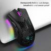BM600 Wireless Rechargeable Mouse 2.4G+BT5.0 Dual-mode Lightweight Mouse RGB Breathing Light Effect