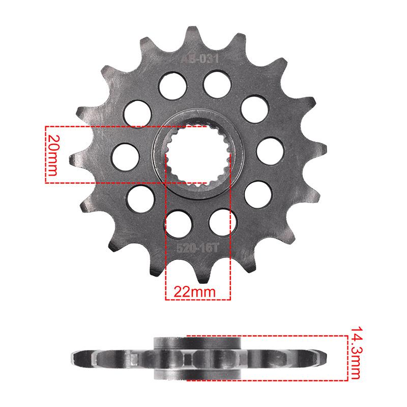 520 16T 520-40T Front Sprocket Gear Staring Wheel Cam for BWM G310 GS 2016- G310R