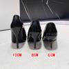 Fashion Sexy Black Sole Thin 6cm 8cm 10cm Heel High Heels Classic Style Black Office Work Shoes Light Lady Pumps Plus Size 43