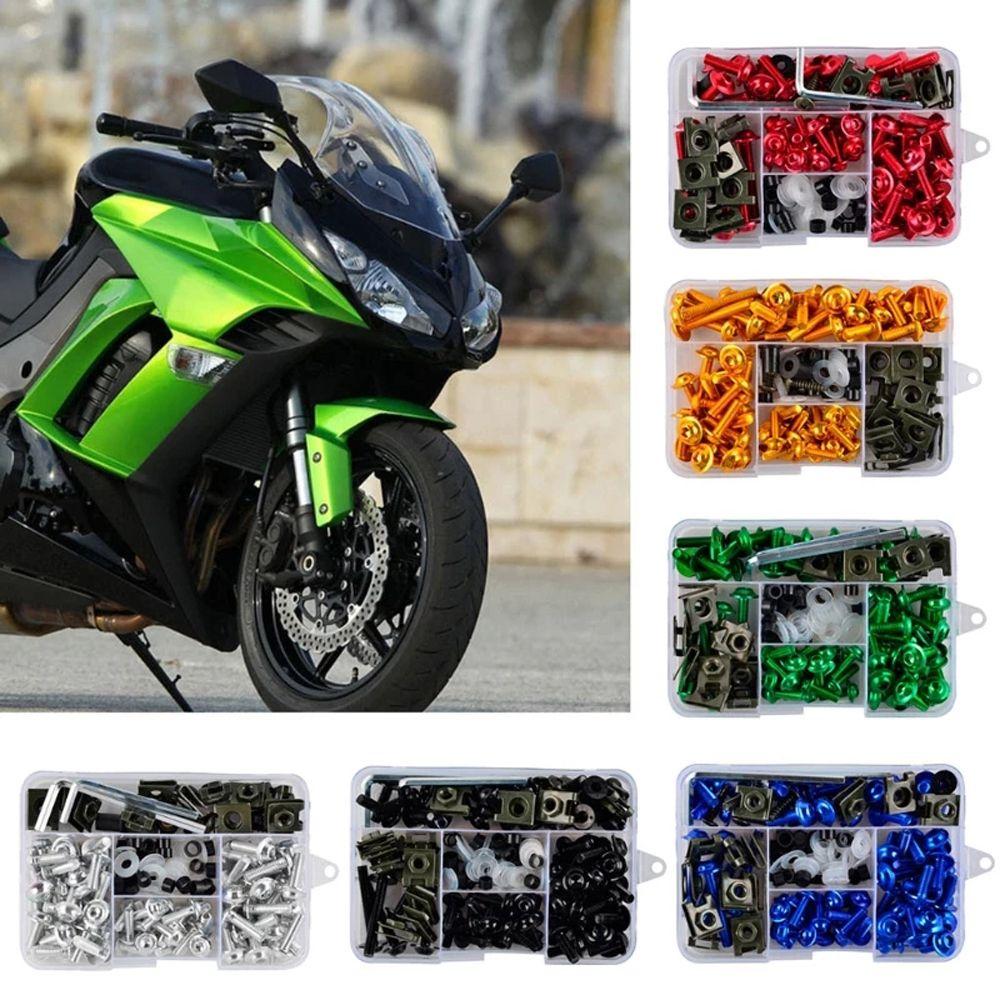 Colors Full Fairing Bolts Kit Motorcycle Screws Motorcycle Fairing Bolts Kit Bodywork Fastener Clip