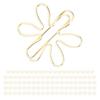 100Pcs Funny Planner Clips Innovative Cute Design Anti Rust Electroplating Process Gold Paper Clips for Office Home