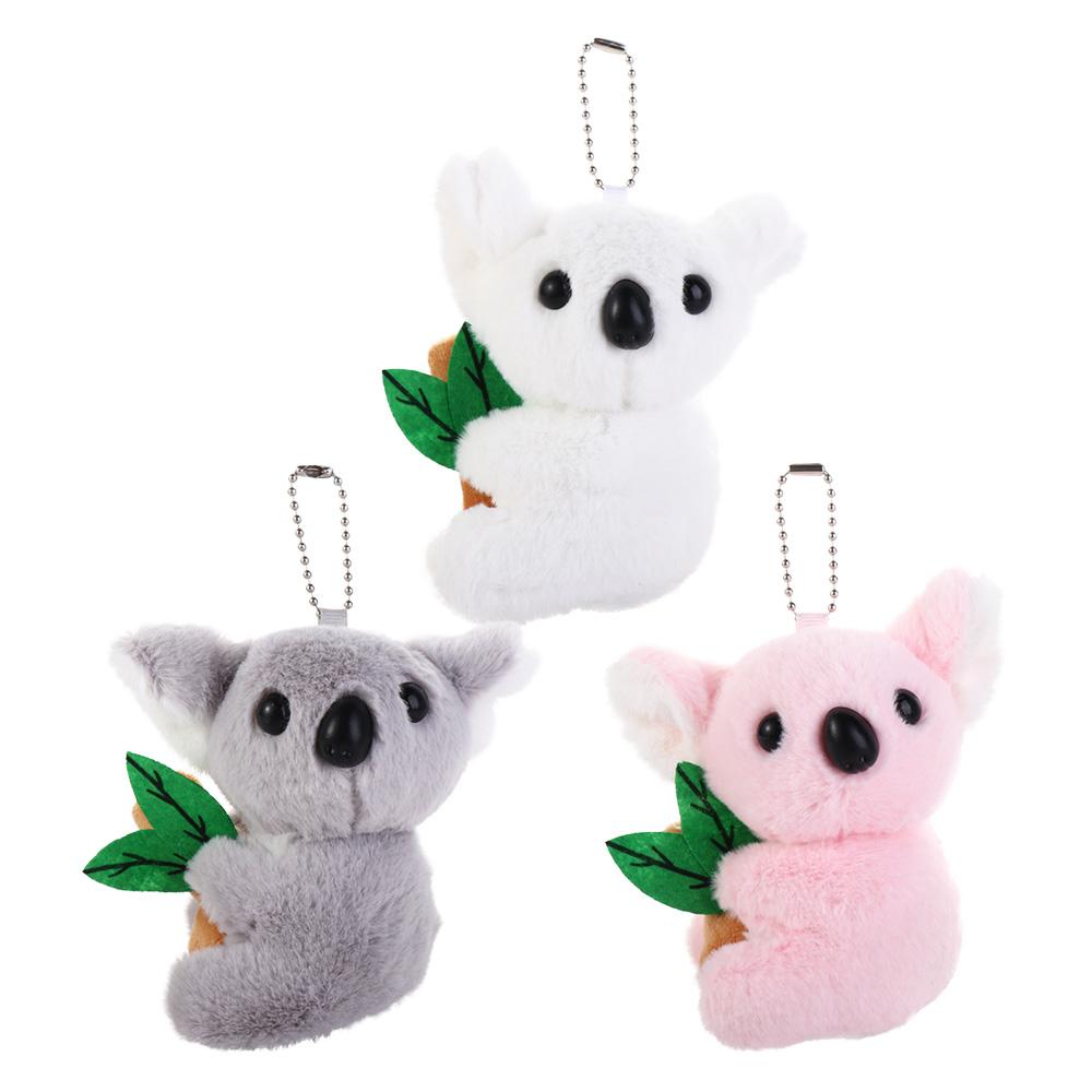 Auto Animal Keychain Bag Pendants Doll Plush Toy Koala Doll Plush Koala Key Chain Plush Keyring
