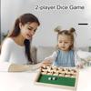 Настольная игра «Закрой коробку» с 2 кубиками для 2 игроков, для детей, взрослых, для всей семьи, образовательная математическая игра с числами, деревянная игрушка «Закрой коробку», ночной реквизит