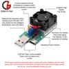 USB-тестер нагрузки Электронный нагрузочный резисторный модуль 22,5 Вт USB и Type-C Интерфейс Регулируемый постоянный ток с охлаждающим вентилятором