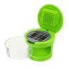 Multifunction Plastic Garlic Press Presser Crusher Slicer Grater Dicing Slicing and Storage Kitchen Vegetable Tool