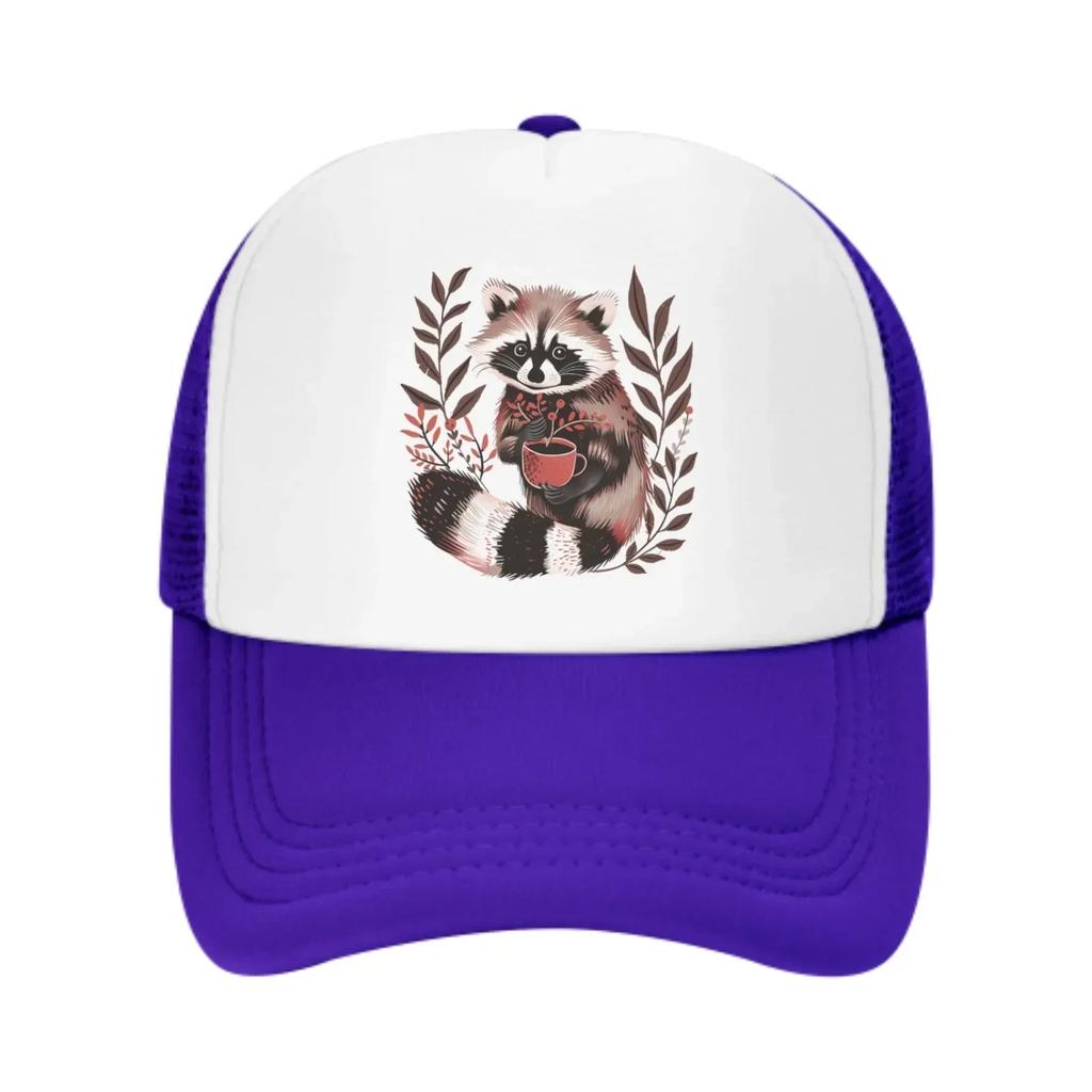 Raccoon New Summer Leisure Sports Daily Sun Hat Fishing Outdoor Activity Unisex Canvas Fashion Duck Tongue Cap