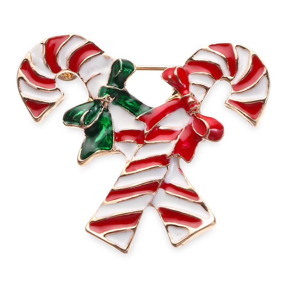 Стразы Модные украшения Рождественский подарок Рождественская брошь Значки Броши Значки Елка