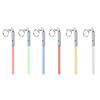 6Pcs Colorful Glow Pen Torch Wand Stick Lightsaber Keychains LED Light Glow Stick Wand Party Supplies Accessories