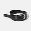 Halden Western Round Square Belt (T010_black)
