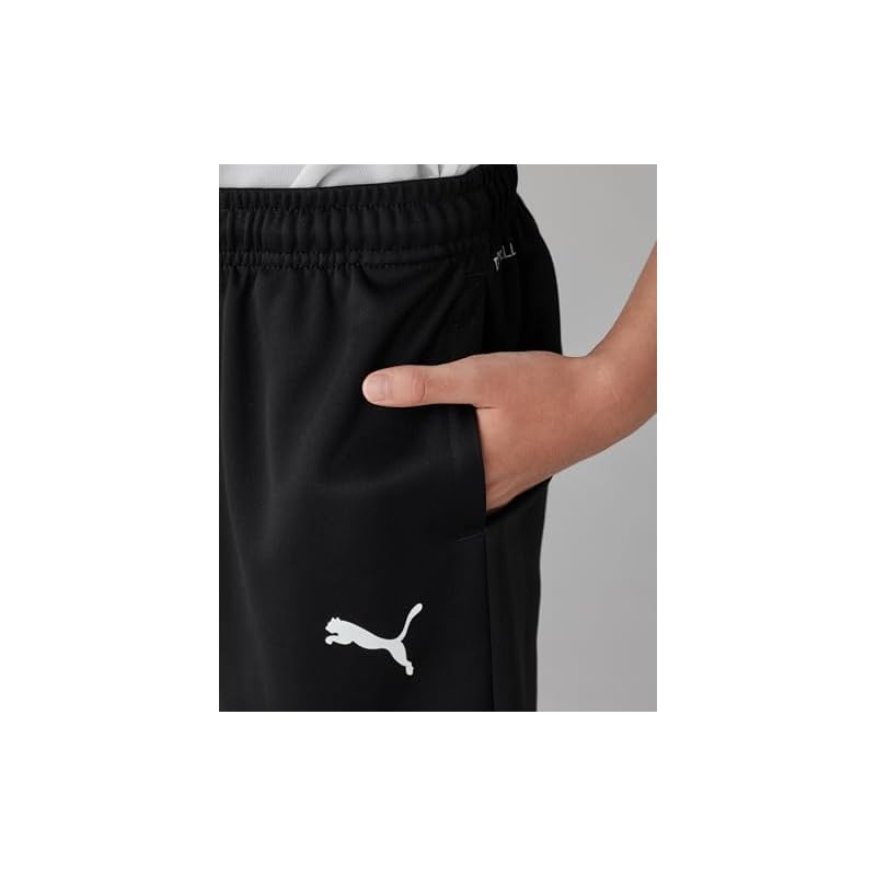 Тренировочные брюки PUMA TEAMRISE для мальчиков (JR) - Брюки из влагоотводящей, быстросохнущей ткани джерси. Цвет Осень/Зима 2024: Черно-белый (03) Размер 160