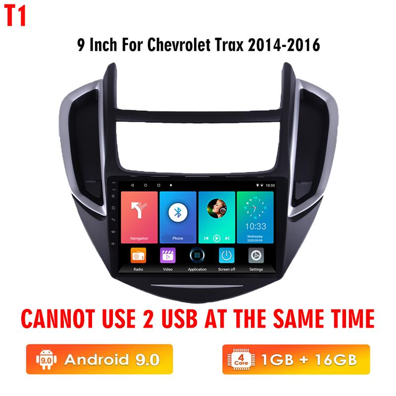 icreative Автомобильный радиоприемник на базе Android, мультимедийный плеер для Chevrolet Trax 2014-2016, стерео GPS-навигация, автомобильное стерео головное устройство Carplay