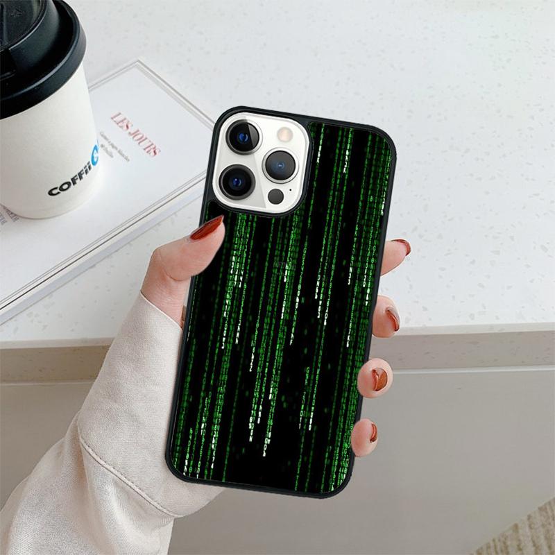 Чехол для телефона с изображением хакерского компьютерного кода Для iPhone 16 15 14 plus XR XS 11 12 13 pro max Защитный чехол coque