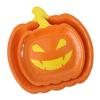 10Pcs Halloween Pumpkin Paper Plates Festive Tableware Halloween Thanksgiving Oil Resistant Dinner Plates for Harvest Parties