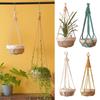 For Indoor Living Room Balcony Macrame Plant Hangers Handmade Hanging Basket