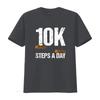 10000 Steps A Day New Year Health and Fitness Goals Walking T Shirt vintage Washed Breathable Soft streetwear designer clothes